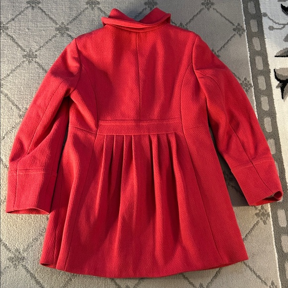J. Crew Women's Classic Felicia Coral Wool Pique Pea Coat - Picture 9 of 9